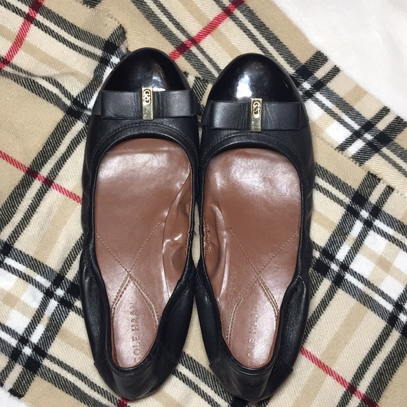 COLE HAAN Elsie Bow Ballet Flats, 7.5 - Picture 4 of 11